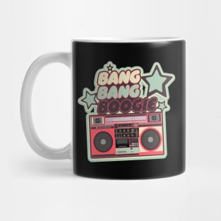 Bang Bang Boogie - Boombox - Ghettoblaster - Pop Art Design Mug